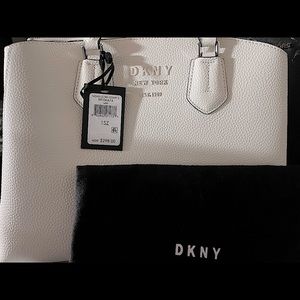 DKny must have white leather bag